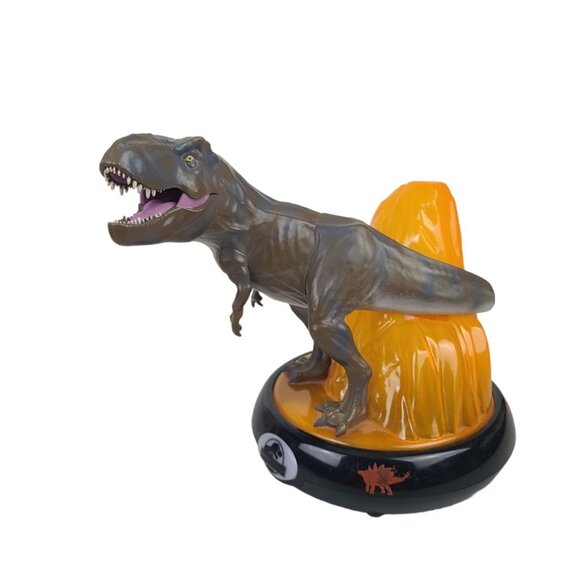 Jurassic World T-Rex Volcano Night Light Tyrannosaurus Rex Universal Studios - Picture 2 of 12